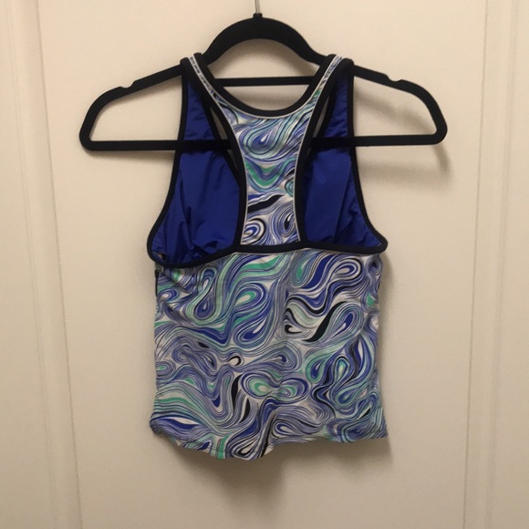 Free Country Tankini swim top Size M - Picture 3 of 6